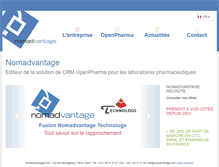 Tablet Screenshot of nomadvantage.com
